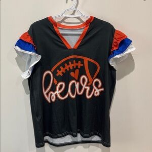 Kids Black Bears Football Shirt